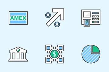 Bank And Money Icon Pack