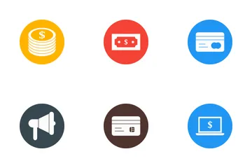 Banksymbol Kreis Icon Pack