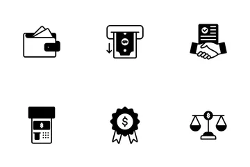 Bank Management Icon Pack