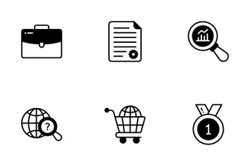 Banken und Finanzen Icon Pack