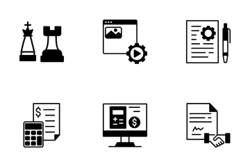 Banken und Finanzen Symbolpack