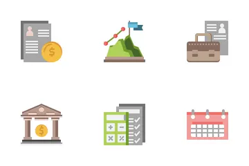Banken und Finanzen Symbolpack