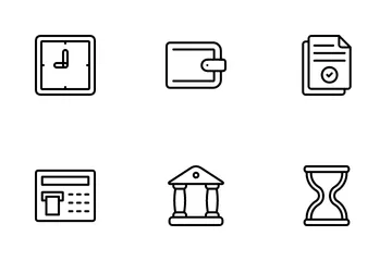 Banking And Atm Service Icon Pack