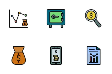 Banking And ATM Service Icon Pack