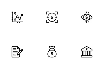 Banking And ATM Services Icon Pack