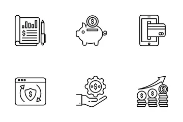 Banking And Finance Icon Pack