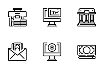 Banking And Financial  Icon Pack