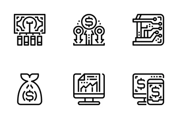 Banking And Financial  Icon Pack