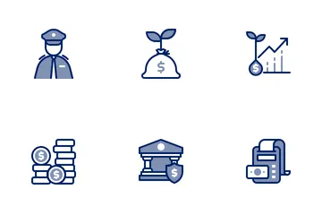 Banking Chromatic Icon Pack