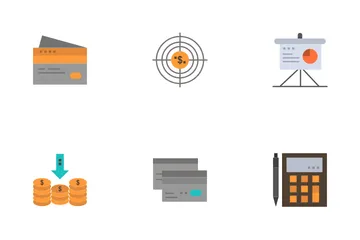 Banking Finance And Market Economics Icon Pack