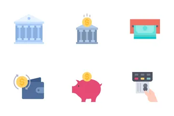 Banking Service Icon Pack