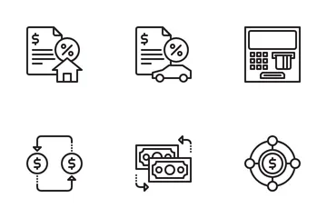 Banking Services Icon Pack