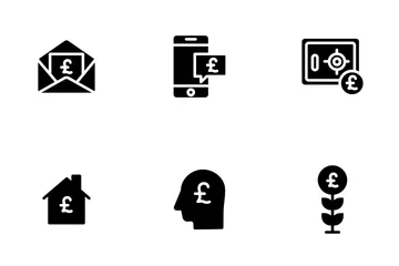 Banque et finance Vol - 2 Pack d'Icônes