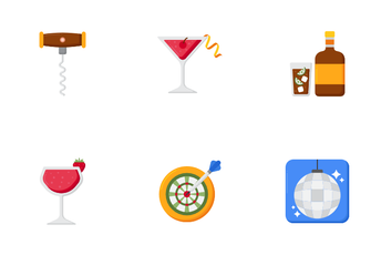 Bar & Cocktails Icon Pack