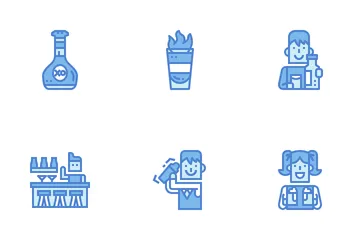 Bebidas espirituosas Paquete de Iconos