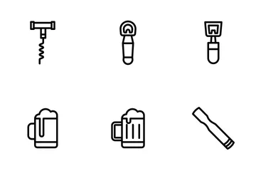Bar - Outline Icon Pack
