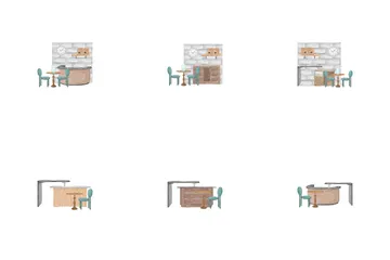 Bar Table Icon Pack