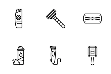 Barbearia Pacote de Ícones