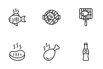 Barbecue And Grill Icon Pack