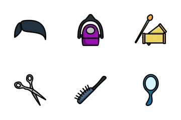 Barber Color Icon Pack