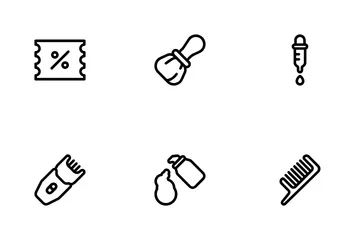 Barber Shop Icon Pack