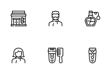 Barber Shop Icon Pack