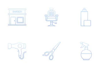 Barber Shop Icon Pack