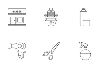 Barber Shop Icon Pack