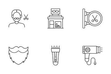 Barber Shop Icon Pack