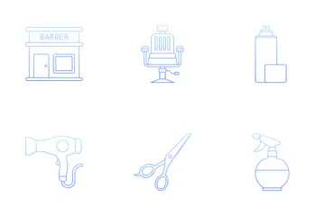 Barber Shop Icon Pack