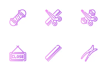 Peluquería Paquete de Iconos