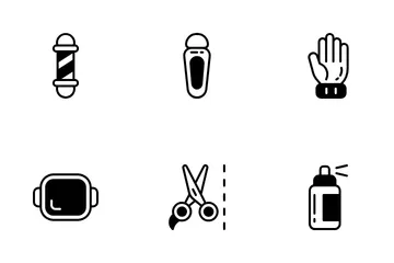 Peluquería Paquete de Iconos