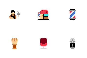 Barbershop & Grooming Icon Pack