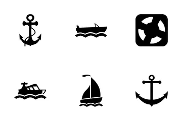 Barco Paquete de Iconos