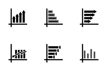 Barra de crecimiento infográfica Vol 8 Paquete de Iconos