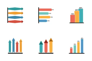 Barra de infografía Vol 1 Icon Pack