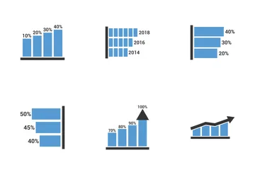 Barra de infografía Vol 2 Paquete de Iconos