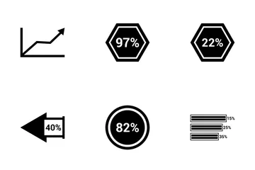 Barre d'infographie Vol 1 Pack d'Icônes