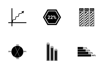 Barre d'infographie Vol 2 Pack d'Icônes