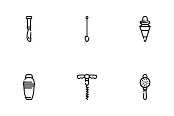 Bartender Accessory Icon Pack