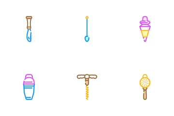 Bartender Accessory Icon Pack