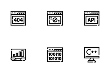 Base de datos y servidores Paquete de Iconos