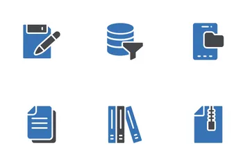 Stockage de base de données Pack d'Icônes