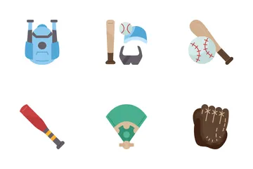 Baseball Elements Icon Pack