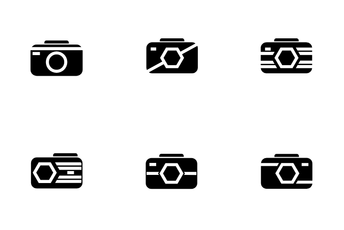 Basic Camera Set Icon Pack
