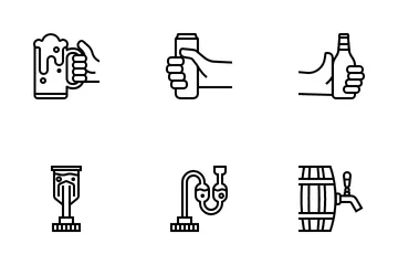 Basic Element Of Beer Icon Pack