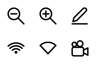 Basic Icons For User Interface