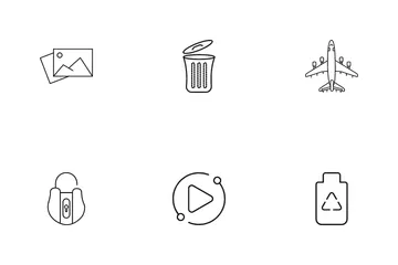 Basic Modern User Experience Icon Pack