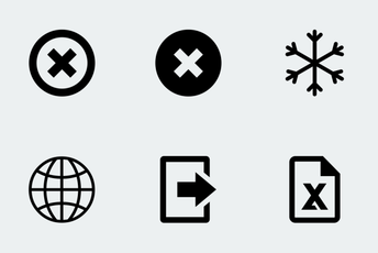Basic Office Snippets Icon Pack