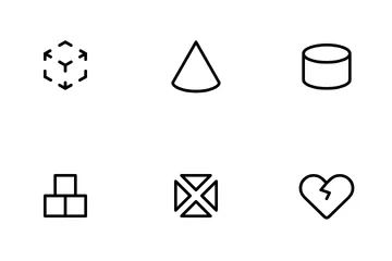 Basic Shapes Icon Pack